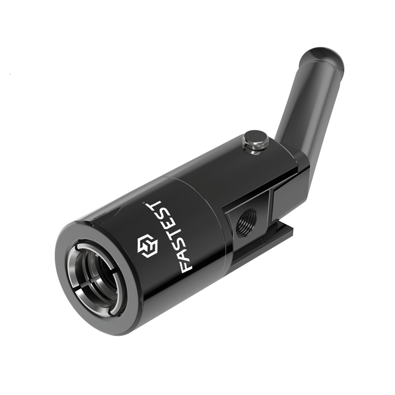 Fastest leak detection fittings and pressure test connectors