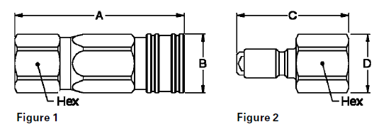 Hansen 180/280 female end connection figures
