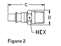 210 Series plug male pipe thread figure 2
