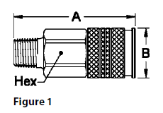 Auto-Flo 23 figure 1 male pipe thread socket