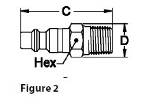 Auto-Flo 23 figure 2 male pipe thread plug