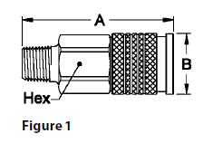 Auto-Flo 24 figure 1 male pipe thread socket