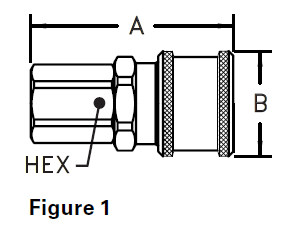 100 Series female pipe thread socket figure 1